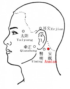 Acupuncture point for insomnia and sleep